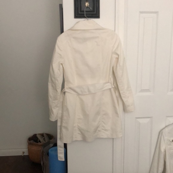 Talula Babaton White Trench-Style Coat - Picture 2 of 3